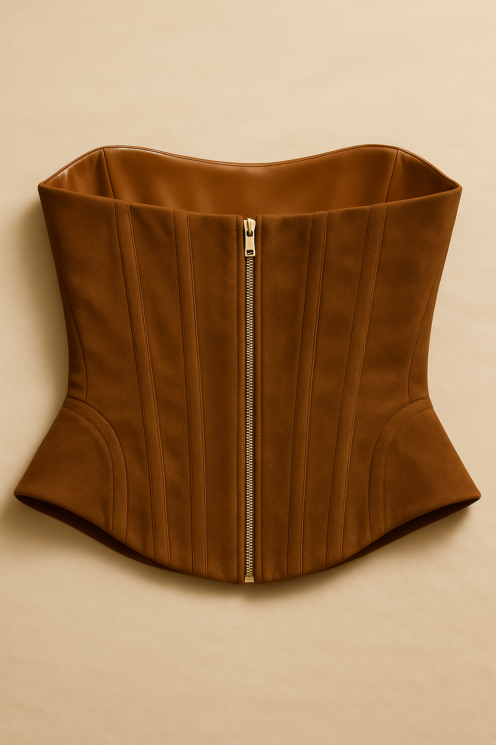 Corsetto Clara Caramello - Double face