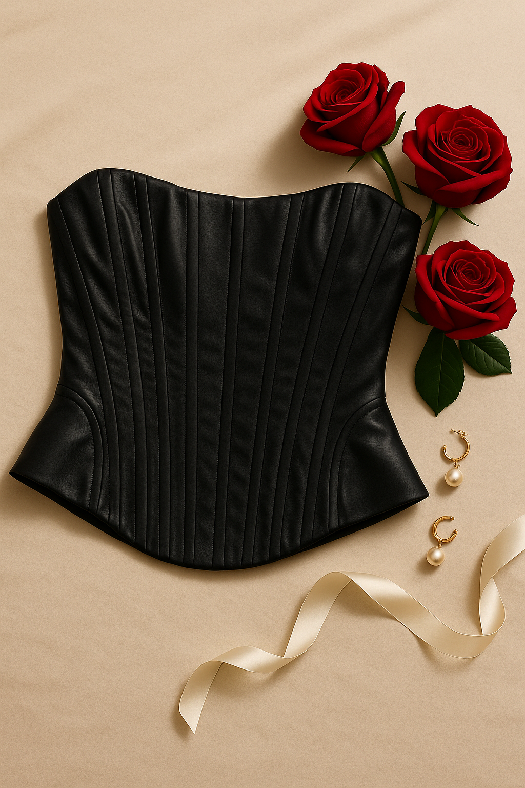 Corsetto Clara Black- Double face