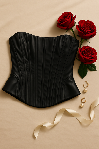 Corsetto Clara Black- Double face