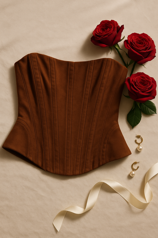 Corsetto Clara Caramello - Double face