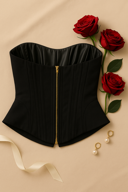 Corsetto Clara Black- Double face