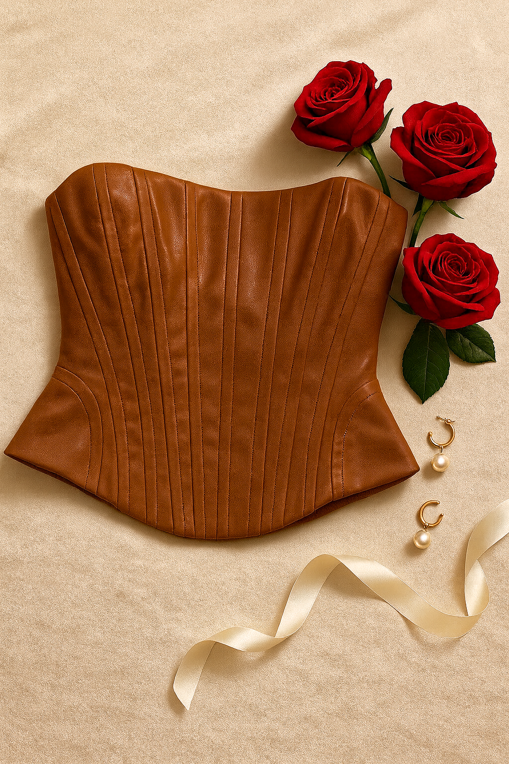 Corsetto Clara Caramello - Double face